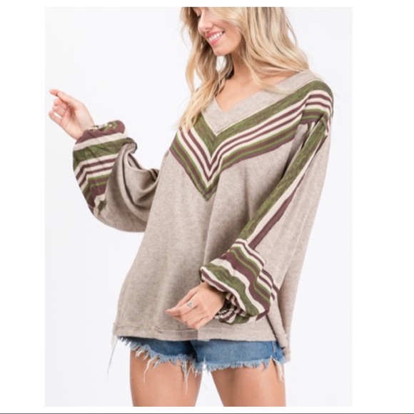 Thermal Casimire fabric mix and match tunic top - Picture 7 of 8